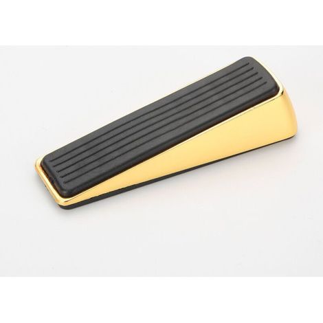 Butoirs de porte en acier inoxydable, lot de 2, avec base en caoutchouc, butoir de porte solide Crezuo (1/3)