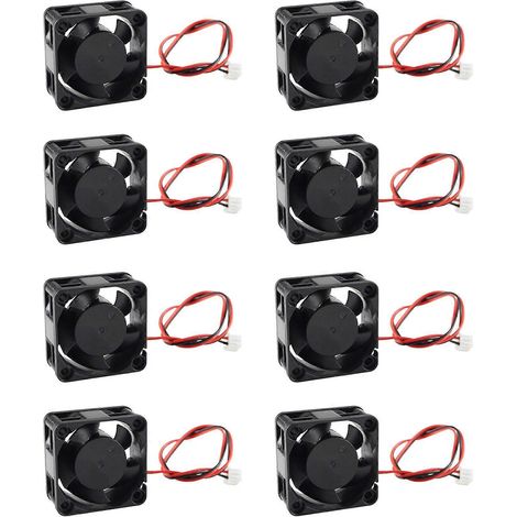 8x 3D-Druckerteil 4020 Lüfter DC 12V bürstenfrei Mini-Kühler 40mm Lüfter 40x40x20mm Hohe Qualität()
