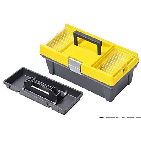 Patrol Group skr12s pscarzolpg001 maletín de herramientas caja de herramientas Tool Box Caja de herramientas Angel Caja semi profesional 12 pulgadas, Amarillo