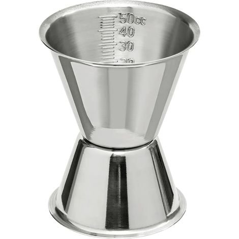 Vaso medidor jigger con escala interna