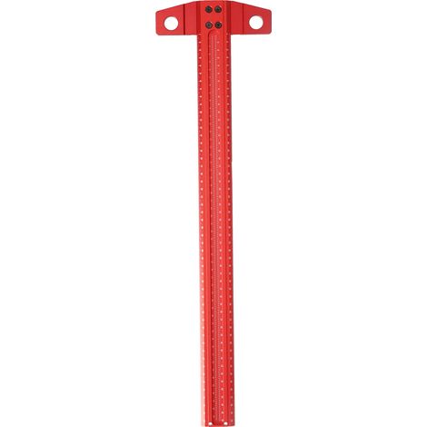 Équerre en T à angle droit, trusquin en aluminium pour le travail du verre et du bois, 500 mm (1/5)