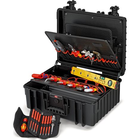 KNIPEX 00 21 36 Werkzeugkoffer "Robust34" Elektro 26-teilig 419 mm (1/2)