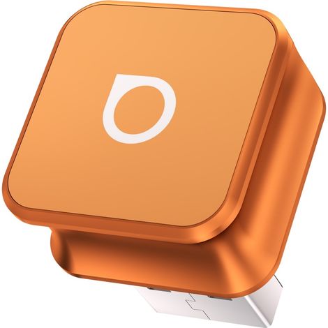 Adaptateur Bluetooth Ottocast CP88-T Mini Cube pour voiture CarPlay, orange (1/4)