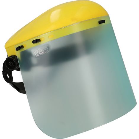 Protector facial policarbonato transparente con arnes