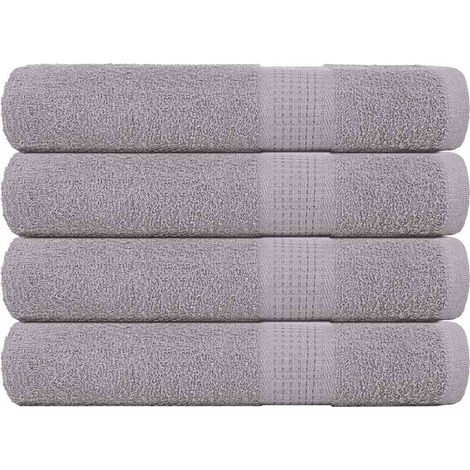 Saunatücher FROGN 4 Stk. Grau 80x200 cm 360 g/m² vidaXL