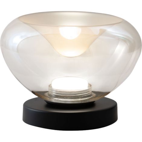 Lampada Brena Tavolo Cognac un Faro per il Tuo Spazio con Luce Calda e Fredda (1/4)