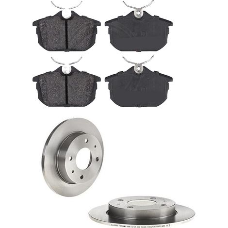 KIT FRENI POSTERIORI compatibile con MITSUBISHI COLT CZC VI CABRIOLET (RG) - DISCHI + PASTIGLIE OEM: P 54 023 / 17671 /SOSTITUZIONE DIRETTA/BASSA POLVERE/SILENZIOSO (1/5)