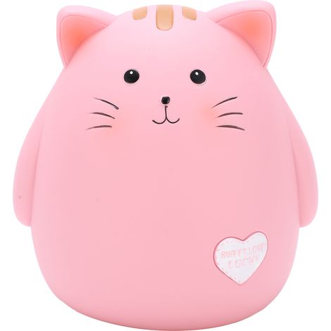 Tirelire Chat Mignon en Vinyle Écologique, Idée Cadeau Pratique pour Enfants Garçons Filles (1/5)
