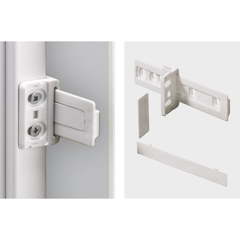 Herraje de remolque de plástico HETTICH, blanco