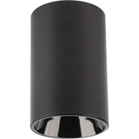 V-TAC Portafaretto LED Montaggio a Plafone Rotondo GU10 Corpo Nero