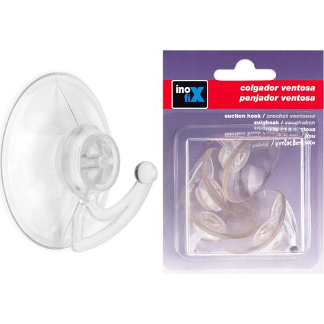Supports Ventouse Inofix 42mm Fixation Sans Perçage, Transparente - Inofix (1/2)