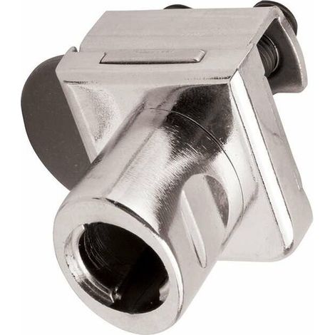 Mécanisme support serrure de porte en verre amovible 2 vantaux épaisseur 4 - 7mm sans barillet verrou Meuble Armoire Vitrine Secrétaire Porte Sécurité Universel (1/2)