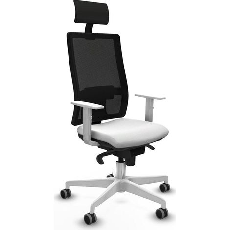 Piqueras et Crespo 4B026G1 Chaise de bureau blanche