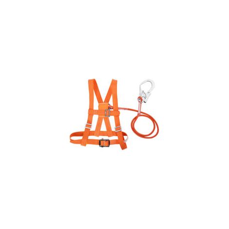 Harnais de sécurité réglable 5m Ceinture de sécurité et corde de sauvetage Tour de taille 50-120 cm Certification CE (1/5)
