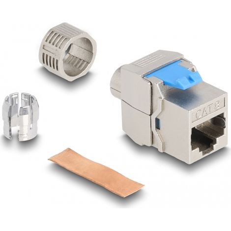 Delock MÃ³dulo Keystone RJ45 hembra a LSA Cat.8.1 sin herramientas