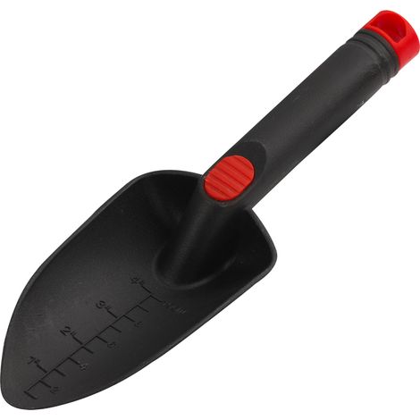 Pelle de jardin pour terreau, en plastique, large, en acier inoxydable. (1/4)