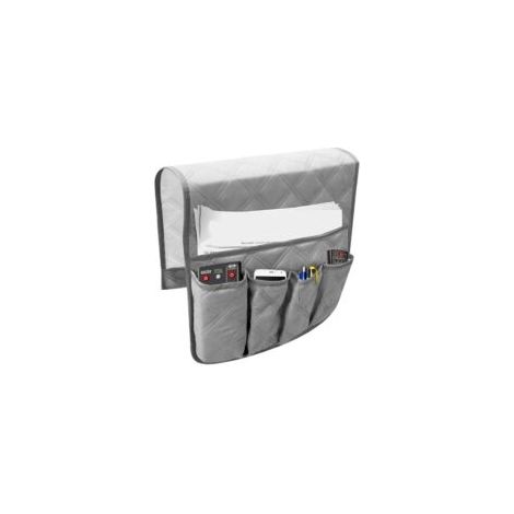 Organizer-Halterung für Sofa-Armlehnen, Sessel, Stühle und Betten, praktische Aufbewahrungstasche, Hängeaufbewahrung, Armlehne mit Taschen für Fernbedienung, Handy, iPad, Bücher und Zeitschriften - Cr