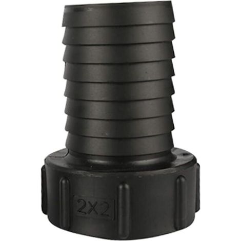 Raccord de tuyau de réservoir 60mm, entrée vers tuyau d'arrosage 50mm – Connecteur pour arrosage et eau