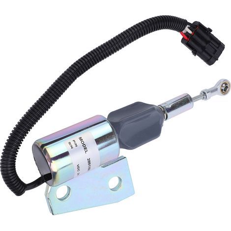 Électrovanne de coupure 24V pour moteur Cummins - Commande d'arrêt d'huile 3991168 - Pièces détachées moteur diesel (1/5)