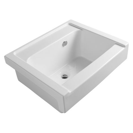 Lavabo in ceramica lavarredo cm 51,5 x 50,5 (1/2)