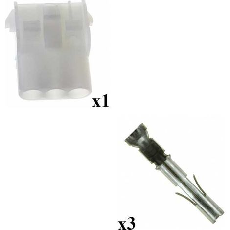 Kit Connecteur Mate n lok Femelle avec born Femelle 3 Voies
