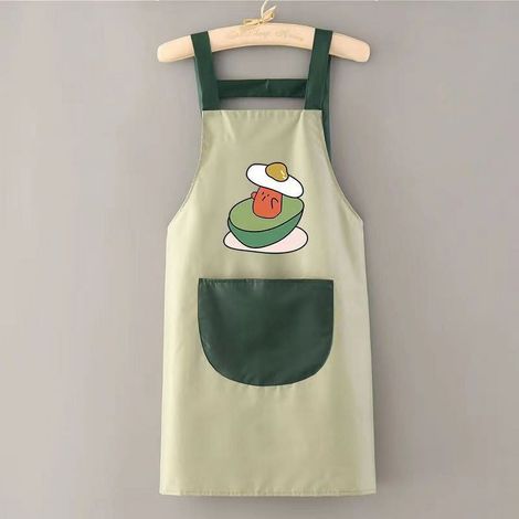 Tablier De Cuisine - Imperméable - Polyester - Longueur Poitrine Genou - Bretelles Réglables - Unisexe - 1 Pièce (1/5)