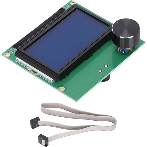 12864 LCD-Bildschirm für 3D-Drucker, intelligente Steuerplatine, Zubehör für CR 10S Ender 3 Drucker (1/5)