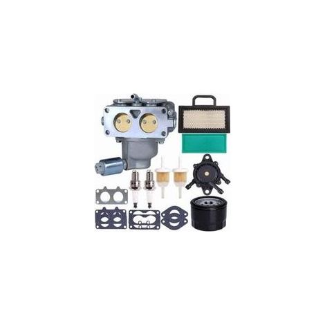 Carburateur compatible Briggs & Stratton 407777 – Référence 791230, kit complet avec filtre à air pour John Deere LA150/LA145/L120 (1/4)