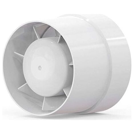 PA Extracteur d'Air Axial 100mm Économique 12W 130m³ Conduit Ligne pour Salle de Bain Cuisine Cave (1/4)