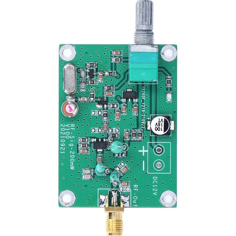 13,56 MHz Signalquellenmodul, einstellbare Leistung 7-23 dBm, geringes Rauschen, HF-Senderplatine für Übertragung und Prüfung. (1/5)