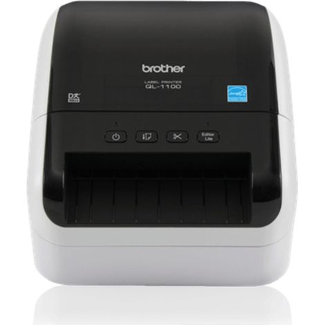 Brother QL 1100U Stampante per Etichette CD Termica diretta 300x300 DPI Cablato Bianco Nero (1/4)