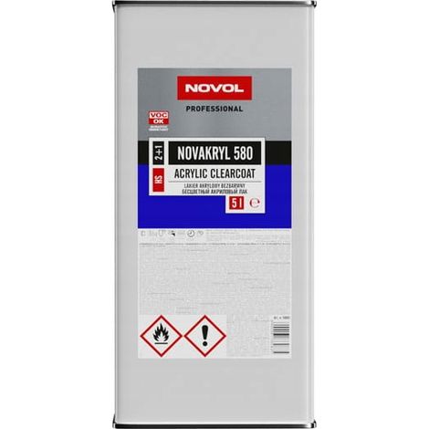 NOVAKRYL 580 - VERNIS ACRYLIQUE TRANSPARENT NOVOL 7,5l