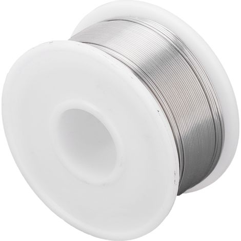 Fil de soudure étain-plomb 63/37, diamètre 0,6 mm, colophane 1,8 %, bobine 105 g, teneur en plomb 37 %, pour brasage électronique de précision. (1/5)