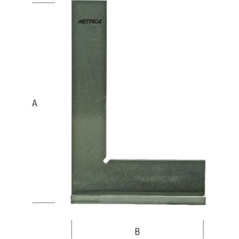 Équerre à chapeau METRICA 29166 – 200 x 130 mm acier rectifié