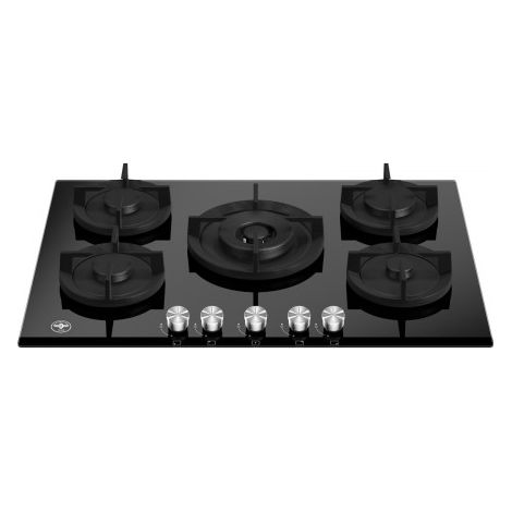 Bertazzoni La Germania P755CLAGGN. Colore del prodotto: Nero, Posizionamento dell'apparecchio: Da incasso, Tipo di piano cottura: Gas. Bruciatore piccolo: 1000 W, Bruciatore medio: 1750 W, Bruciato... (1/3)