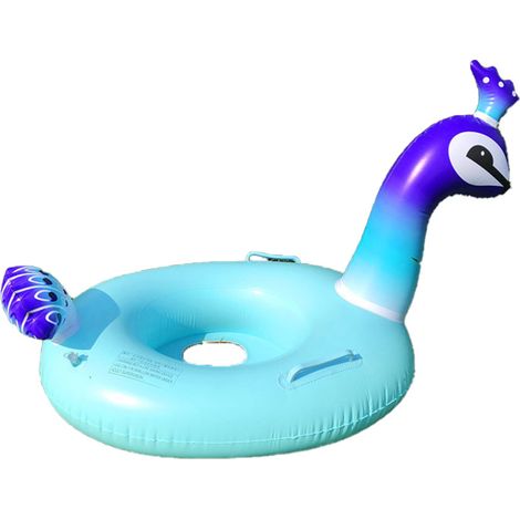 Bouée gonflable pour bébé avec poignées, décorations de plage flottante pour les fêtes d'été des enfants (1/5)