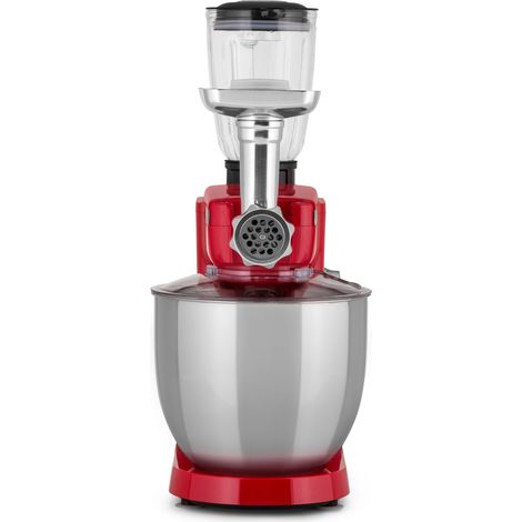 Klarstein Renata Rossa robot de cocina 3 en 1 2000 W/2,7 PS 5 L acero inoxidable sin BPA