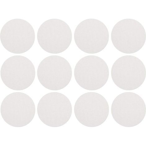 Set mit 12 rutschfesten Dusch-/Badewannenmatten, transparent, selbstklebend, rund, leicht zu entfernen (1/4)