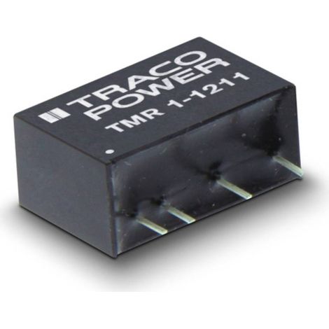 TracoPower  TMR 1-4812 Convertitore DC/DC da circuito stampato 48 V/DC 12 V/DC 83 mA 1 W Num. uscite: 1 x (1/2)