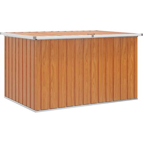 Caja de Almacenamiento Exterior Acero Galvanizado vidaXL