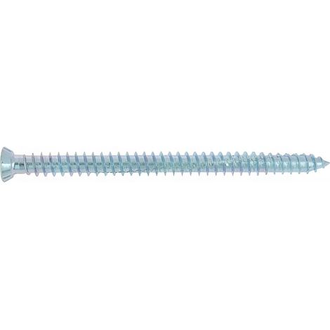 100 Vis Beton tête fraisée Torx T30 - diamètre 7,5 mm - Longueur 102 mm