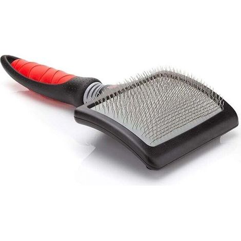 Brosse Carde Progroom Très Grande pour Chien Longueur totale 19cm, longueur du peigne 12cm, largeur 9cm-DOU