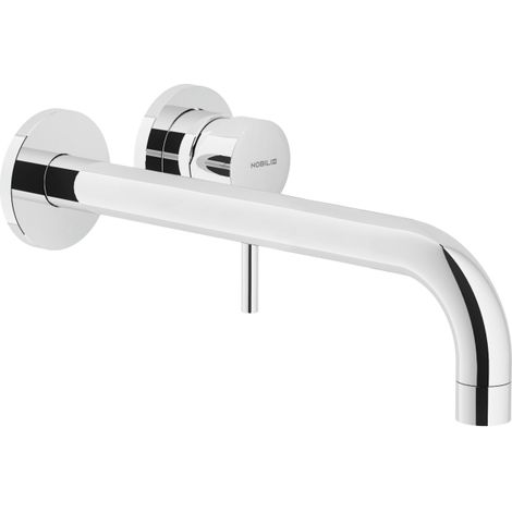 Nobili LIVE series long spout concealed basin mixer LV00199/2CR Chromé - Laiton (1/4)