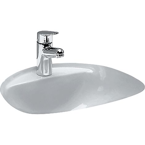 LAUFEN Bijou lavabo encastrado, desde abajo, con repisa para (1/2)