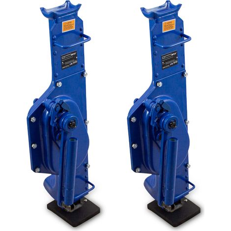 Stahlwinde 10,0 t Zahnstangenwinde Zahnstangenheber Stockwinde Hubwinde Hebewinde 10000 kg Winde ( 1 Paar )