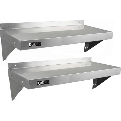 2 x KuKoo Stainless Steel Shelves 1000mm x 300mm (1/5)