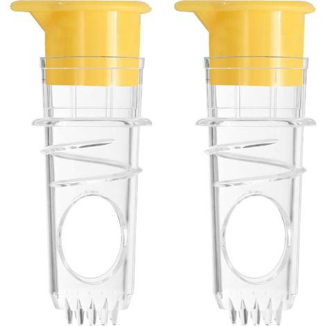 Mini Presse-citron,2 Pièces Presse-citron Rotatif a Vis pour Orange,Agrumes,Citron Vert,Pamplemousse,Grenade (1/5)