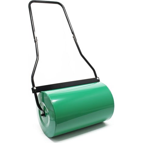 Wiltec – Rouleau à gazon 32 x 50 cm – Capacité 40 l – Racleur intégré pour surface propre – Design robuste en métal verni (1/5)