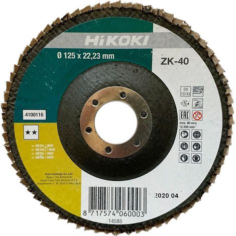 Disco a lamelle HIKOKI Ø 125 x 22,23 mm ZK 40 (1/2)