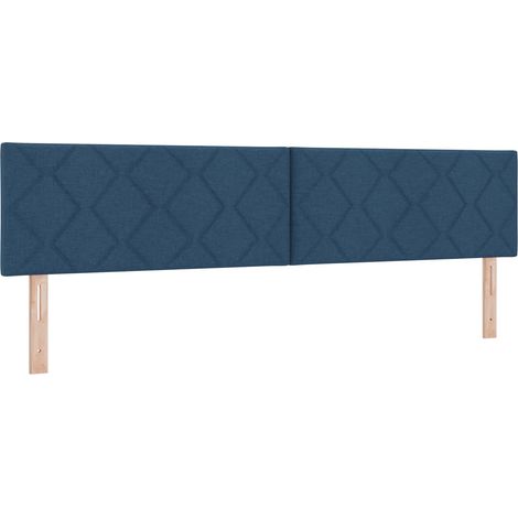 Maison Exclusive - Cabecero LED Azul 200 cm tela